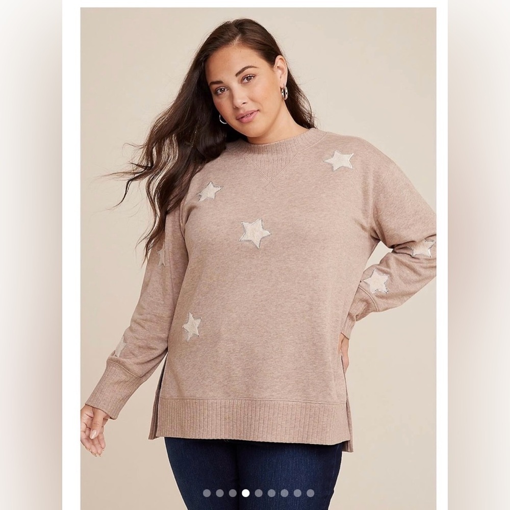 Maurices Brown Star Sweatshirt